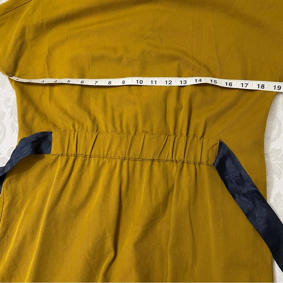 ZARA TRAFALUC COLLECTION Mustard Mini dress size M - Picture 6 of 8